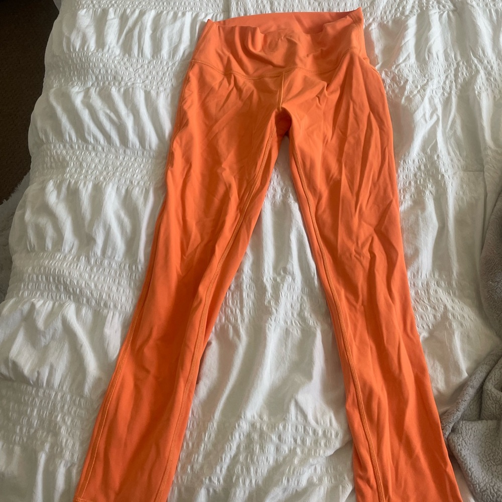 Orange lululemon leggings
